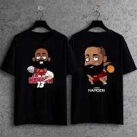 ราคา COD DSFSDFSFAF James Harden Mens T shirt Basketball NBA Star ventilation Trend Print Streetwear t shirt men 03 แฟชั่นแขนสั้นผ้าฝ้าย (19902199597)