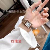 ราคา ปิ่นปักผมธุรกิจ Wechat แบบสองขาแบบเรียบนาฬิกาผู้หญิงควอทซ์ทรงสี่เหลี่ยมสไตล์โรมันขายส่งจากต่างประเทศ (18548420901)