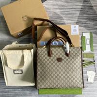 ราคา GG GUCCI กระเป๋า MEDIUM TOTE WITH INTERLOCKING G (21228306622)