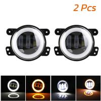 ราคา Monqiqi 2pcs 4นิ้ว 30W DC 12V 24V 6000K Dual สี 4 นิ้ว LED ไฟตัดหมอกไฟตัดหมอกสำหรับ Dodge JEEP 2007 2008 FORD F 150 ตัดหมอกสำหรับขับรถ กันน้ (21264675056)