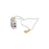 ราคา เข็มกลัดเคลือบรูปสัตว์การ์ตูนเข็มกลัดไก่เป็ดห่านเล่นสเก็ตน่ารักกำหนดได้เอง (20604601085)