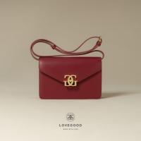 ราคา LoveGood Mail กระเป๋าสะพายหนังวัวแท้ ทรง คลาสสิค Minimal ดีไซน์จดหมาย อะไหล่แม่เหล็ก Glam อย่างดี ไซส์ 22 cm (21367748315)