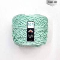 ราคา ไหมพรม 4Ply ไหมพรมเบบี้ซอฟท์ เบบี้ซิลค์ ไหมพรมสำหรับเด็ก 4Ply 100G I ไหมพรมฟ้ามุ่ย Fahmui Yarn (19649354269)
