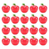 ราคา 20PCS Wedding Party Preference Apple Container Toy Filled Plastic Apple Shaped Candy Box Birthday Wedding Decoration (17146144836)