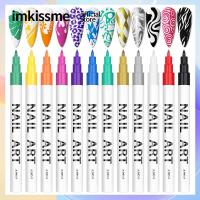 ราคา Imkissme ปากกาชุดขัดเงาเล็บเล็บศิลปะปากกา3มิติ12สีปากกาวาดปากกาวาดจุดกราฟฟิตีสำหรับภาพวาดไลน์เนอร์เล็บแบบทำมืออุปกรณ์ทำเล็บสวยงาม (20366942038)