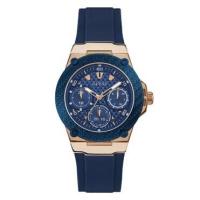 ราคา พร้อมสต็อก GUESS แท้ Watch ขนาดหน้าปัด 38 mm ตัวเรือนสีทอง สายซิลิโคนสีด W1053L7 (17844590553)