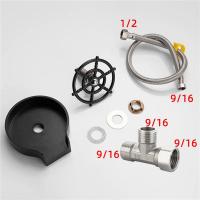 ราคา ก๊อกน้ำแก้ว Rinser สำหรับอ่างล้างจานอัตโนมัติถ้วยเครื่องซักผ้าบาร์แก้ว Rinser เหยือกกาแฟล้างถ้วยเครื่องมืออ่างล้างจานอุปกรณ์ (20617123277)