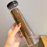 ราคา ยางรัดผมผมหางม้าแบบที่รัดผมยืดหยุ่นพร้อมกล่อง100ชิ้นสีสันยางรัด (21326688824)