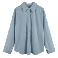 ราคา MUJI Japanese MUJI Design Niche Womens Shirt Jacket 2023 Early Autumn New Style Chic And Beautiful (20907356988)