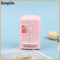 ราคา Bopin 1 12ตู้แช่เย็นสีชมพูบ้านตุ๊กตาสำหรับห้องครัวตุ๊กตา (20119330926)