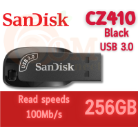 ราคา CZ410 256GB SanDisk Ultra Shift USB 3 0 Flash Drive แฟลชไดรฟ์ CZ410 256GB USB3 0 Black compact design 5Y (20724463119)