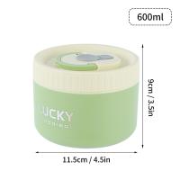 ราคา WORTHBUY กล่องใส่อาหารกลางวันเก็บอุณหภูมิพร้อมถุงและกล่อง Bento แบบพกพาช้อนส้อมวางซ้อนกันได้กันรั่วสลัดผลไม้กล่องเก็บอาหารไมโครเวฟสามารถอุ่นได้ (21330510576)