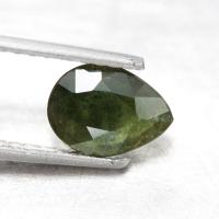 ราคา 1 75 ct พลอยแท้ เขียวส่อง สีเขียว ทรงหยดน้ำ เผาเก่า บางกะจะ (20642067539)