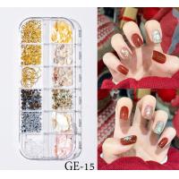 ราคา DIYเปลือกหอยแต่งเล็บ เปลือกหอย ตกแต่งเล็บ เปลือกหอยแต่งเล็บแบบบาง ติดง่าย12 เซลล์ (9116521424)