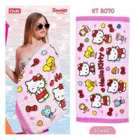 ราคา ผ้าขนหนู Sanrio ลิขสิทธิ์แท้ 30x60นิ้ว ไซส์XL ผ้าเช็ดตัว ผื่นใหญ่ ลายการ์ตูน HELLO KITTY MY MELODY LITTLE TWIN STARS (21161988093)