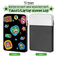 ราคา กระเป๋าใส่ Ipad คอมพิวเตอร์แท็บเล็ตซองโน๊ตบุ๊คกระเป๋าใส่คลัทช์ออกแบบลายกราฟฟิตีแบบทำมือ10 11 12 13 14 15นิ้วหนัง PU กระเป๋าแล็ปท็อปเคสพกพากันกระแทก (21014347153)