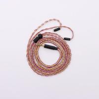 ราคา 8 core rainbow headphone cable (17847159501)