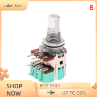 ราคา Lokei H120 STEREO Channel พร้อม SWITCH A50K A10K 15mm Half SHAFT Volume Potentiometer Double Potentiometer (20239179056)