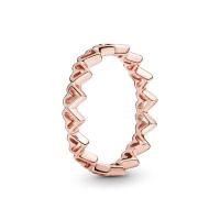 ราคา 925 sterling silver Freehand Hearts stacking Ring women fashion DIY jewelry valentines day gift for girlfriend (13353943074)