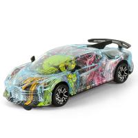 ราคา โมเดลรถยนต์สปอร์ตล้อสากลรถทาสีรถของเล่นไฟฟ้าสำหรับเด็กมีไฟและของขวัญสมบูรณ์แบบดนตรี (21152026038)