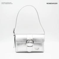 ราคา womenager Chloe Silver leather กระเป๋าสะพายไหล่ (21081771279)