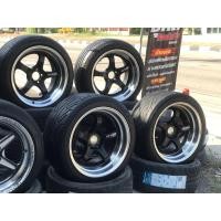 ราคา S1 9 5 10 5 18 ยาง 245 45 285 35 1ชุด สภาพพร้อมใช้งาน เป็นแม็กยางมือ2นะครับ (18005621138)