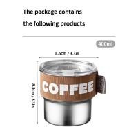 ราคา คุ้มค่าที่จะซื้อ Mug Baja Tahan Karat 304ท่องเที่ยวกลางแจ้งแก้วน้ำแก้วน้ำเก็บความสำนักงานบ้านแก้วกาแฟแบบพกพา (20825928302)