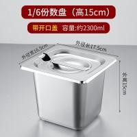 ราคา ภาชนะบรรจุสแตนเลสพร้อมฝาปิดสำหรับร้านชานมกล่องใส่ผลไม้กล่องใส่ไข่มุกกล่องใส่แยมผงน้ำแข็งวัสดุเล็กๆตักผลไม้ (20034534119)