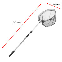 ราคา สวิงตักปลาด้ามจับอลูมิเนียม พร้อมด้ามยืดได้ 3 ระดับที่ตักปลา กระชอนตักปลา ที่ช้อนปลา ที่ช้อนกุ้ง สวิงตักขยะ (21030393272)