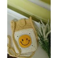 ราคา กระเป๋าหน้ายิ้ม กระเป๋าสะพาย กระเป๋าถักเชือกฟอก (19474230739)