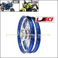 ราคา ชุดล้อ MSX125 MSX SF หลายยี่ห้อให้เลือก สีน้ำเงิน วงล้อขอบ17 ดุมกลึง ซี่ลวด บูชดุม ชุดลูกปืน ดุมสเตอร์ ตัวยกบังโคลน อะไหล่แต่งmsx ของแต่งmsx (11552860246)