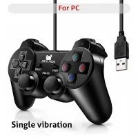ราคา จอยสติ๊ก จอยสติ๊กสีดำ จอยสติ๊กพร้อมสาย USB จอยสติ๊กสำหรับ WinXP Win7 Win8 Win10 Vista (21170324889)