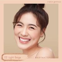 ราคา แป้งพัฟ CUTE PRESS 1 2 BEAUTIFUL AIRY MATTE FOUNDATION POWDER SPF 30 PA 02 LIGHT BEIGE ไซส์มินิ ขนาด 5g (20333165383)