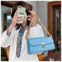 ราคา กระเป๋าหนัง PU กระเป๋าสะพายไหล่หนังPU น้ำหนักเบาสุดฮิต (17844245245)