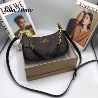 ราคา กระเป๋าสะพายทรงพอช กระเป๋าสะพายผญ กระเป๋าถือโคช กระเป๋าผญ กะเป๋าโค๊ช กระเป๋าคล้องแขน จะถือหรือสะพายก็น่ารัก สายโซ่ ขนาด 9 นิ้ว ขายดี (20311370406)