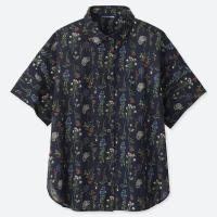 ราคา UNIQLO เสื้อเบลาส์ แขนสั้น STUDIO SANDERSON SOFT COTTON SHORTS SLEEVE SHIRT (20403138227)