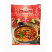 ราคา น้ำพริกแกงเผ็ดแดง Red curry paste น้ำหนัก 50g ตราแม่พลอย (13697590198)