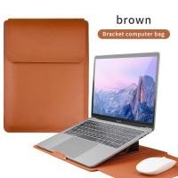 ราคา For Macbook Air Pro 13 16 นิ้ว HP X360 PU Leather Sleeve พร้อมกระเป๋าขาตั้ง Case Cover (20534650209)