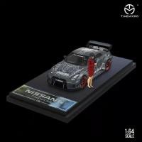 ราคา Time Micro 1 64 LBWK Nissan GTR R35 LB 3 0ธรรมดาหรูหราพร้อมโมเดลรถ Diecast (20344112679)