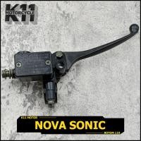 ราคา ปั๊มเบรคบน NOVA SONIC ชุดสีดำ ปั้มบนเดิม ปั้มบน ปั้มดิสเบรคบน เเม่ปั้มบน ครบชุด งานดี ใช้ดี (21110601072)