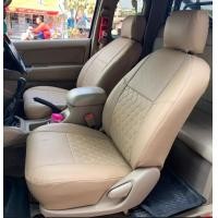ราคา ชุดหุ้มเบาะ ตรงรุ่น tiger D4D สีครีม 2 ประตู ซ้ายขวา สวมทับเบาะเดิมได้เลยค่ะ ลาย5D (12463744622)