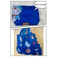 ราคา ถุงผ้าลายการ์ตูน พับได้ ลดโลกร้อนขนาด41 48 cm โปรแรง ถุงผ้าลายการ์ตูนพับได้ ถุงผ้าลายsnoopy โดเรม่อน พร้อมส่ง (16580922063)