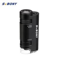 ราคา SVBONY กล้องจุลทรรศน์แบบพกพาซูมได้สำหรับเด็ก60x 120x กล้องจุลทรรศน์พกพาขนาดเล็ก SV603สำหรับของขวัญคริสต์มาสสำหรับเด็ก (20046219697)