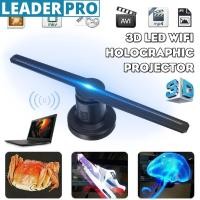 ราคา 12V AC100 240V 50 60Hz Hologram Projector Fan 3D Led Wifi with Memory Card 16G Tf (20252281088)