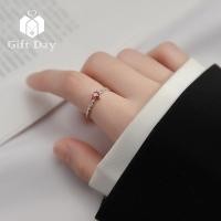 ราคา แหวนเพชรประดับทอง14K แฟชั่นแหวนเพชรหัวใจทับทิม (19937947346)