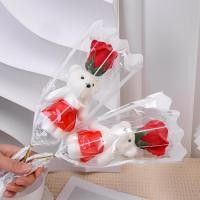 ราคา On Sale หมีสบู่ดอกกุหลาบดอกไม้ประดิษฐ์กุหลาบวันแม่วันวาเลนไทน์วันเกิดเซ็ตสบู่ของขวัญดอกไม้หมีดอกกุหลาบ (21337652553)