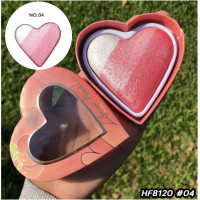 ราคา บรัชออนพาเลทรูปหัวใจ ของแท้ พร้อมส่ง Sivanna colors Sweet peach Blush HF 8120 (19181867948)