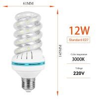 ราคา หลอดไฟหลอดไฟข้าวโพด LED E27หลอดไฟ Led ทรงยู3W 7W 12W 24W 32W โคมไฟตั้งโต๊ะแสงโคมไฟบ้านหรี่เปลี่ยนได้สำหรับห้องนั่งเล่นห้องนอนในบ้าน (20264948941)