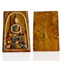 ราคา พระสมเด็จพิมพ์ใหญ่ประดับพลอย หลังฝังตะกรุด ลงรักปิดทอง (21083539467)