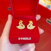 ราคา ต่างหูทอง1สลึง YHGOLD งานลงยา ทองคำแท้96 5 (17649612232)